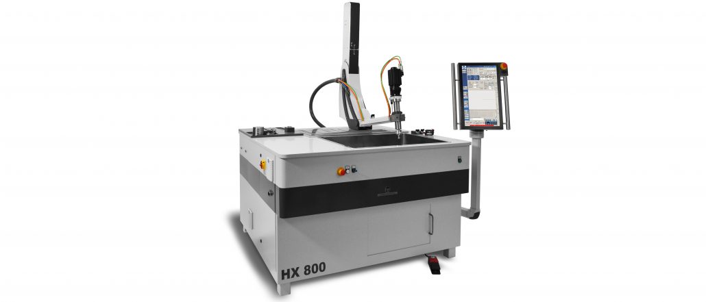 NC- und CNC-gesteuerte Läpp- und Poliermaschinen mit Polierhebel und X-Verstellung